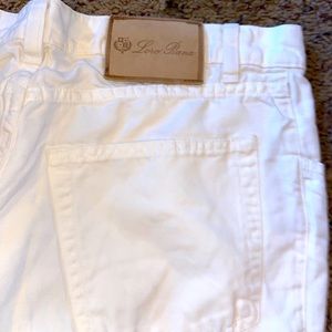 Loro piana white jeans made in Italy